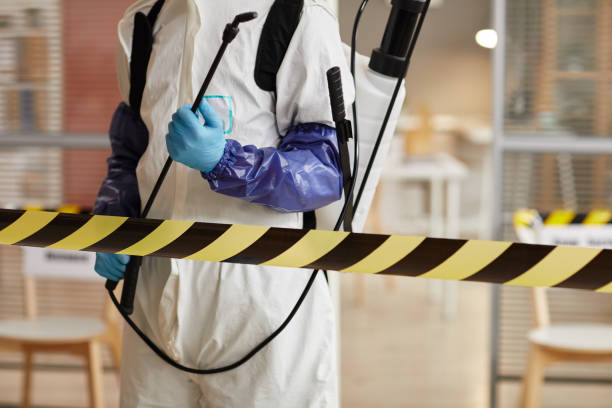Professional Biohazard Cleanup technician working in Inyokern, CA